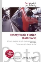 Pennsylvania Station (Baltimore) Lambert M. Surhone (U. A.) Taschenbuch Englisch
