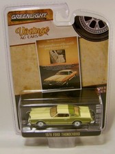 1976 '76 FORD THUNDERBIRD VINTAGE AD CARS SERIES 11 GREENLIGHT 2025