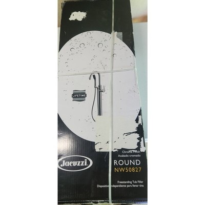 Jacuzzi NW50827 Round Freestanding Tub Filler - Chrome