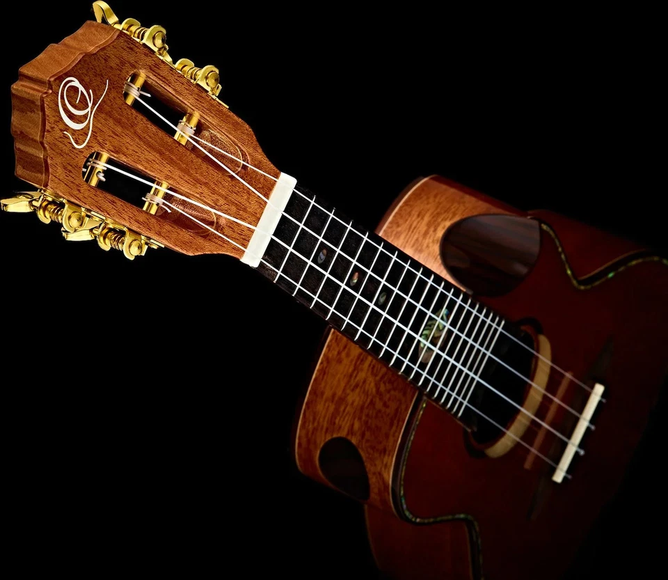 Ortega Guitars ECLIPSE-CC4 Eclipse Series Concert Ukulele All Solid , Walnut ... - Image 3 of 4