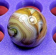 DAS/CHAMPION/WV/JABO THIN LINED OXBLOOD SWIRLED LARGE SHOOTER .76" BOX01/196