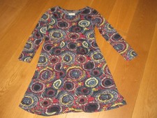 Ladies Mistral blue pink green long sleeve tunic dress, size 10