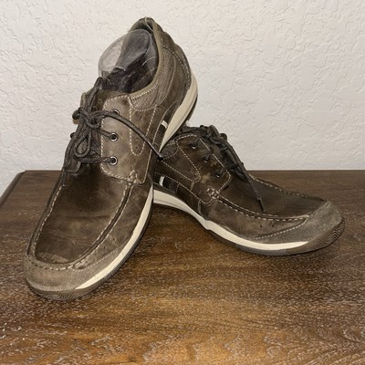 Clarks Allston Edge Slip On Lace Up Casual Boat Shoes  Size 12
