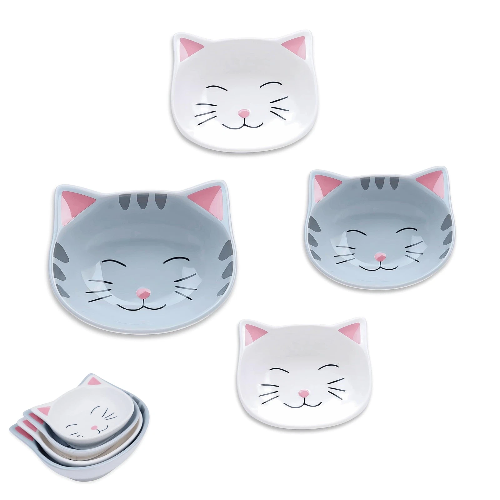Cat Measuring Cups Set - Novelty Cat Kitchen & Baking Gifts - Unique Measurin...