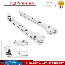Left & Right Saddlebag Rail Support Brackets For Harley Touring 1985-2008