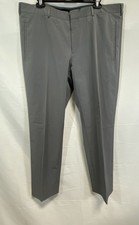Prada Men's Gray Polyester Flat Front Dress Pants Trousers Sz 54 (39x29.5)