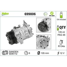 699806 VALEO Kompressor, Klimaanlage VALEO RE-GEN AT