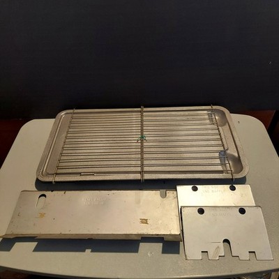 Vintage COLEMAN Toaster Griddle Broiler Model 5140 Aluminum Heavy