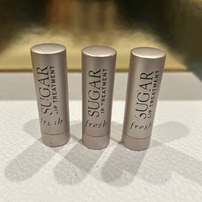 3x FRESH Sugar Tinted Lip Treatment Balm Rose Mini Size 0.07oz / 2.2g Scuff