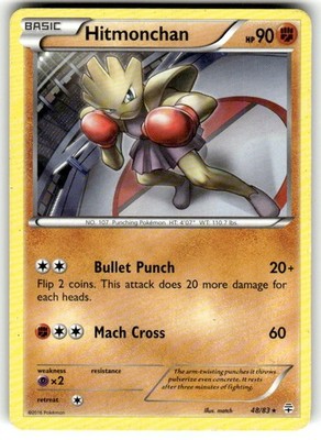 Hitmonchan 48/83 Rare Generations Pokemon Card | eBay