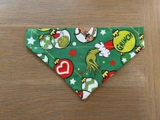 Over Collar Slide On Pet Dog&Cat Bandana Scarf (S/M/L) The GRINCH Themel - New