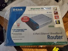 D-Link DI-604 Cable/DSL Router, 4-Port Ethernet Broadband XBox Compatible Router