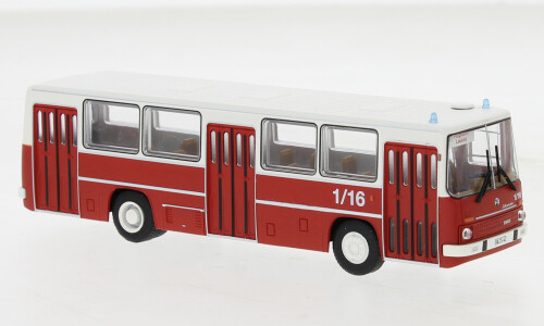 Brekina 59807 - 1/87 Ikarus 260 City Bus,Fire Brigade Airport Leipzig,1972 - Ne