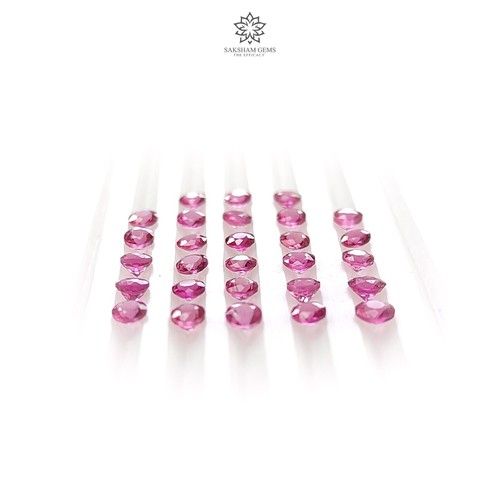 AAA+ Faceted Pink Tourmaline Gemstone Round Cut Loose Stone Lots For Jewelry - Picture 11 of 13