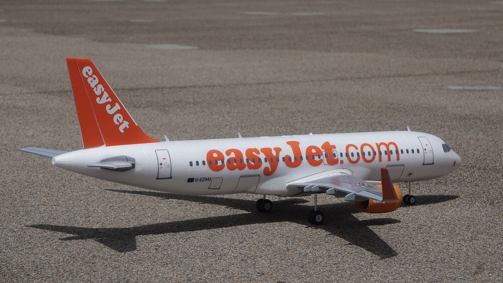 1:30 Scale A320 NEO Twin 50mm EDF 1086mm Wingspan EPO RC Airliner