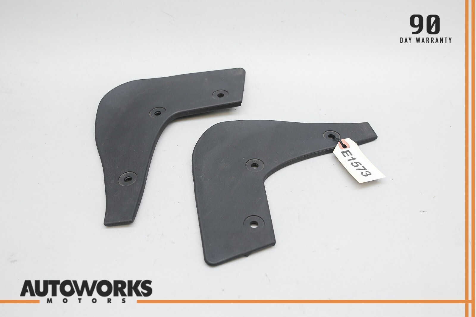 04-08 Maserati Quattroporte Front LH & RH Wheelarch Splash Guard Cover Pair OEM