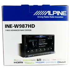 Alpine INE-W987HD 7" Multimedia Receiver w/ Bluetooth and GPS Navigation NEW