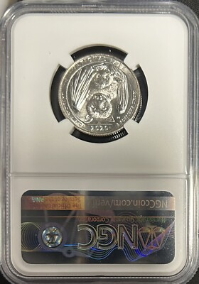 2020 W 'V75' 25¢ American Samoa Park NGC MS 66 ER WWII Privy Mark
