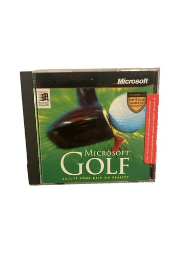 Microsoft Golf PC CD-ROM Version 2.0 Video Game 1995 For Windows