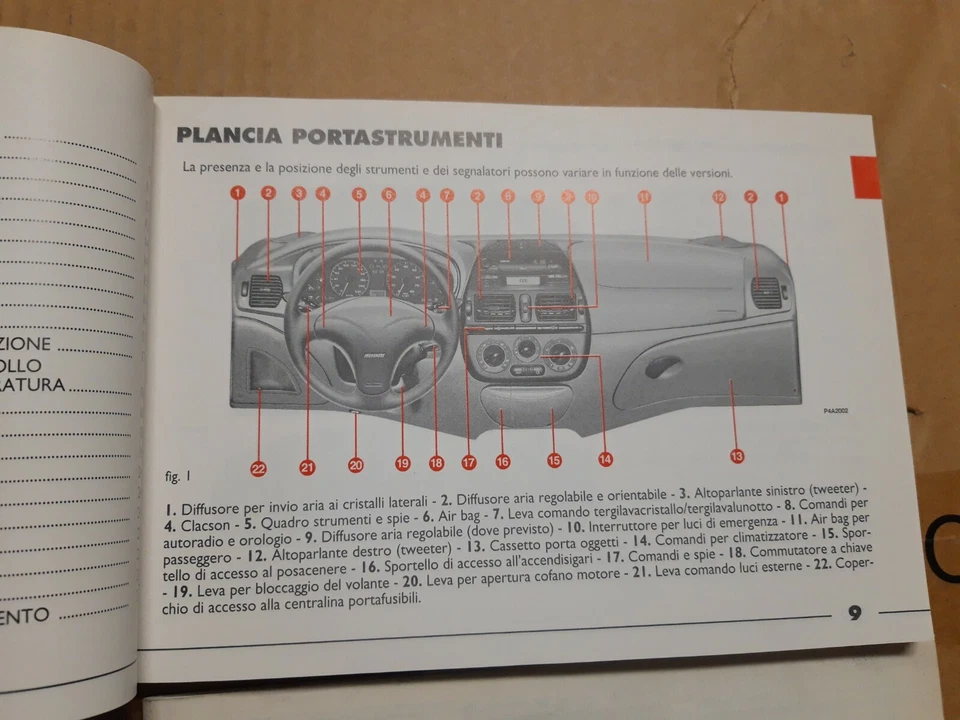 Libretto uso e manutenzione - FIAT BRAVO condizioni eccellenti - Immagine 2 di 4