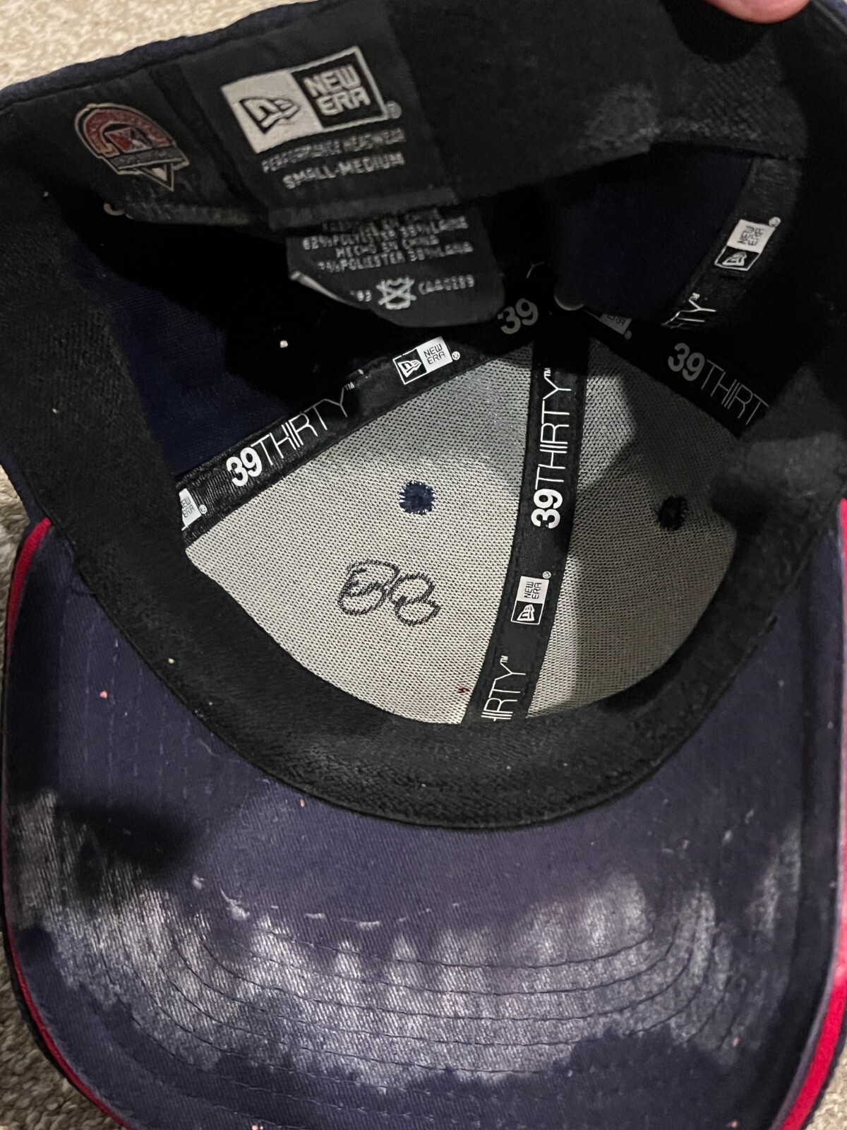 ORLANDO MERCADO SIGNED GAME USED BASEBALL HAT AUTO MILB OREM OWLZ view 3