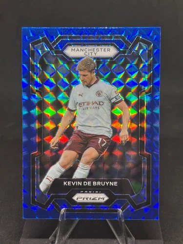 Kevin de Bruyne 2023-24 Prizm Premier League Blue Mosaic #7 Manchester City