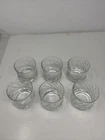 Set Of 6 Vintage Tang Orange Juice 3 In Tall Swirl Glasses