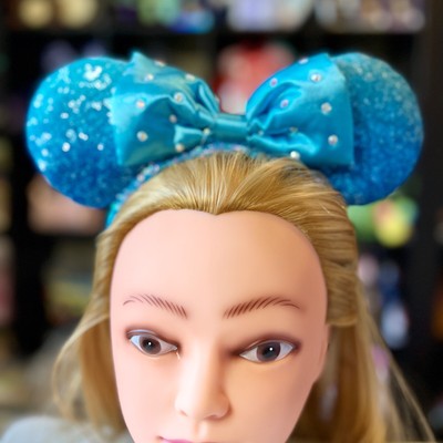 Disney sequined ears NWT Disney Parks Pop Century Resort Minnie Ears Headband Sequin  main image 2