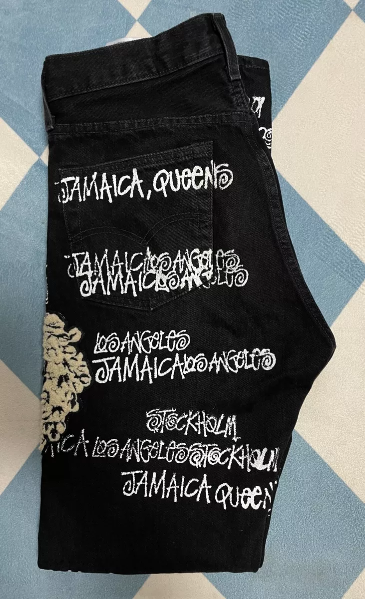 Stussy x Denim Tears x Our Legacy Levis 501 Jean Black size 30 x 32