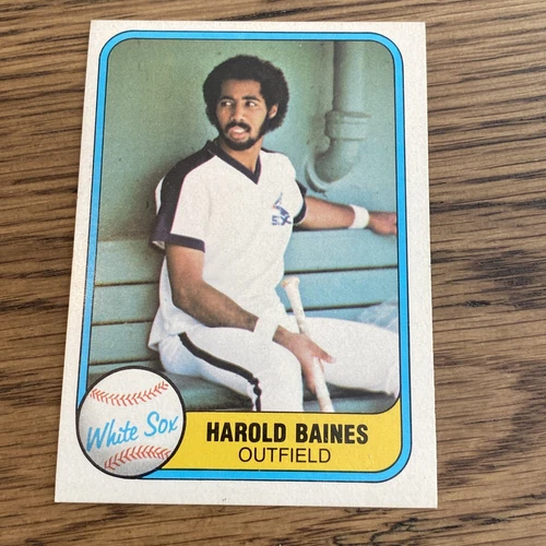 1981 Fleer Rookie #346 - Harold Baines - Chicago White Sox