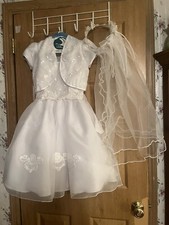 Communion Dress, Crown  Veil