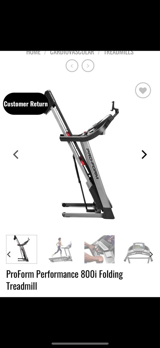 treadmill running machine Performance 800i used UK