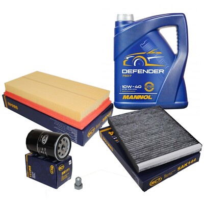 Inspektionspaket Filterkit VW Golf 4 Bora Beetle Audi A3 5L 10W40 ÖL