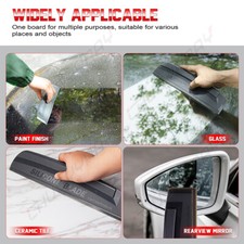 Soft Silicone Water-Wiper Hand Squeegee Car Clean Scraper Flexible Non-Scratch