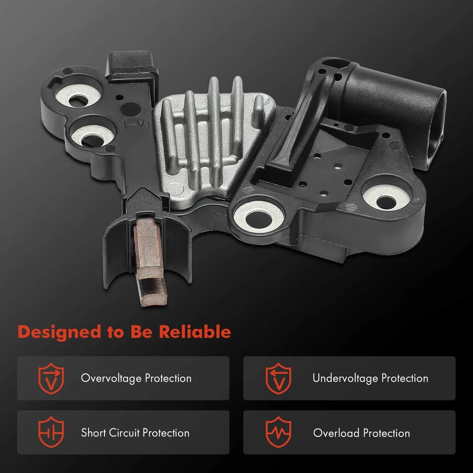 Regulador de voltaje del alternador para Mercedes-Benz W204 W221 C300 S550 C63 AMG 14,3 V Foto 4 de 4