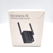 Wireless-N Wi-Fi Range Extender Repeater   300 Mbps   2 LAN Ports   Open Box
