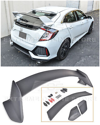 For 16 21 Honda Civic Fk7 Hatchback Type R Style Jdm Rear Trunk Lip Wing Spoiler Ebay