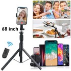 Universal 68 inch Selfie Stick Tripod Stand for Cell Phone with Bluetooth Remote