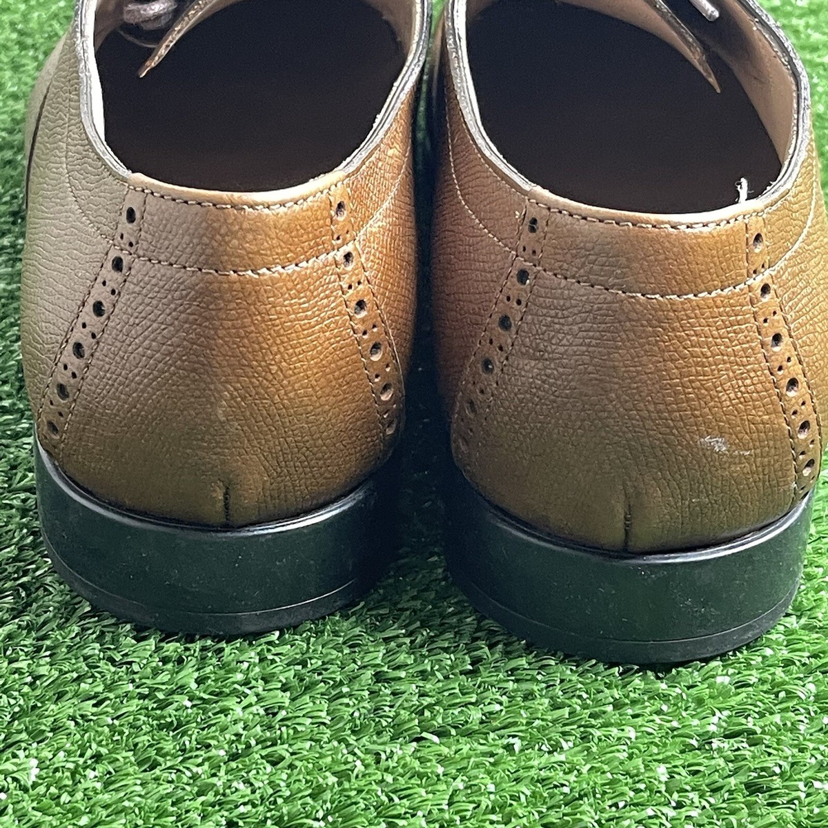 Ferragamo Plain Toe Oxford 10 EE (Briar) Men