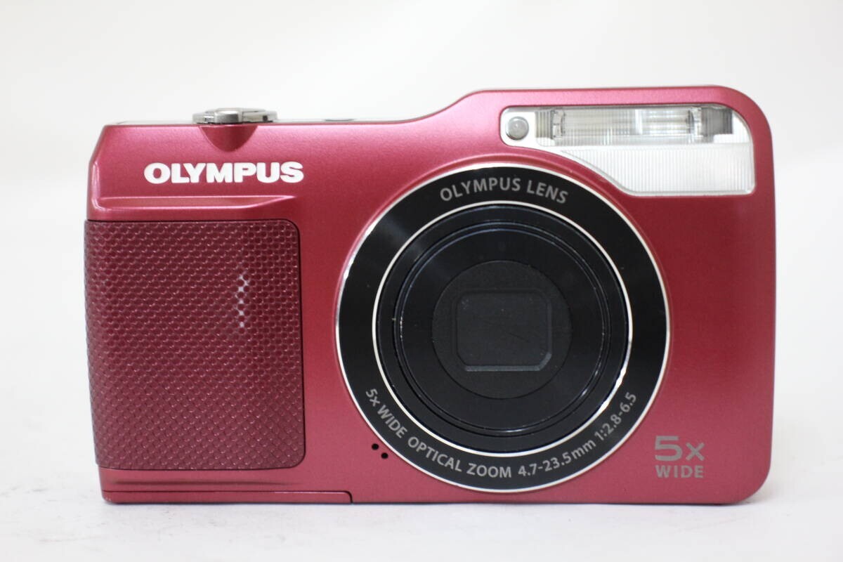 OLYMPUS VG-170 レッド 美品 Olympus VG-170 Red 14.0 MP Compact Digital Camera From Japan Used