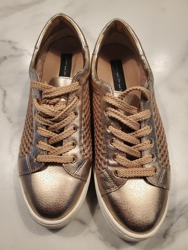Steve Madden Talla 7.5 para mujer Zapatillas Neón Rosa Dorado Metálico  Zapatos Con Cordones | eBay