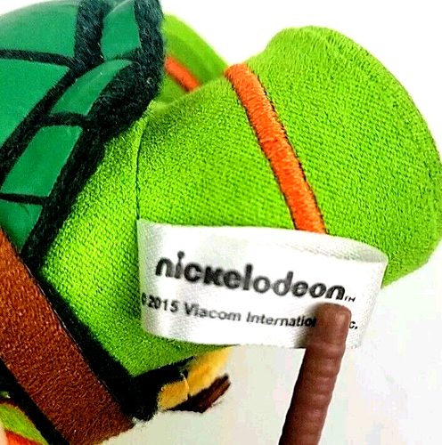 Funko Teenage Mutant Ninja Turtles Michelangelo Plush Toy Nickelodeon 2015 6" - Picture 7 of 7