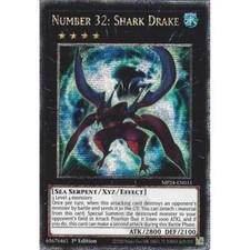 MP24-EN033 Number 32: Shark Drake : Quarter Century Secret Rare : 1st Edition