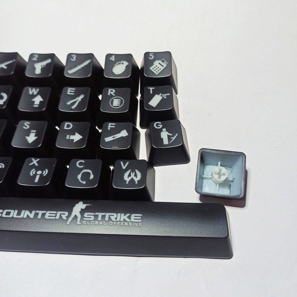 26-Key ABS Backlit Gaming Keycap Set for Mechanical Keyboards