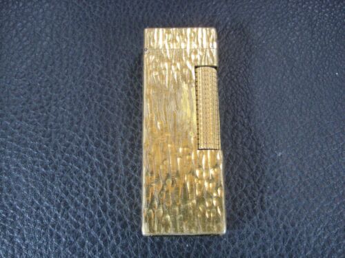 Dunhill Rollagas Feuerzeug Lighter Gold Komplett Überholt Garantie Kingsman - Bild 1 von 11
