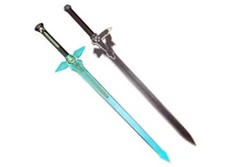 SAO Kiritos Fantasy Foam Sword Combo (Dark Repulser/Elucidator)