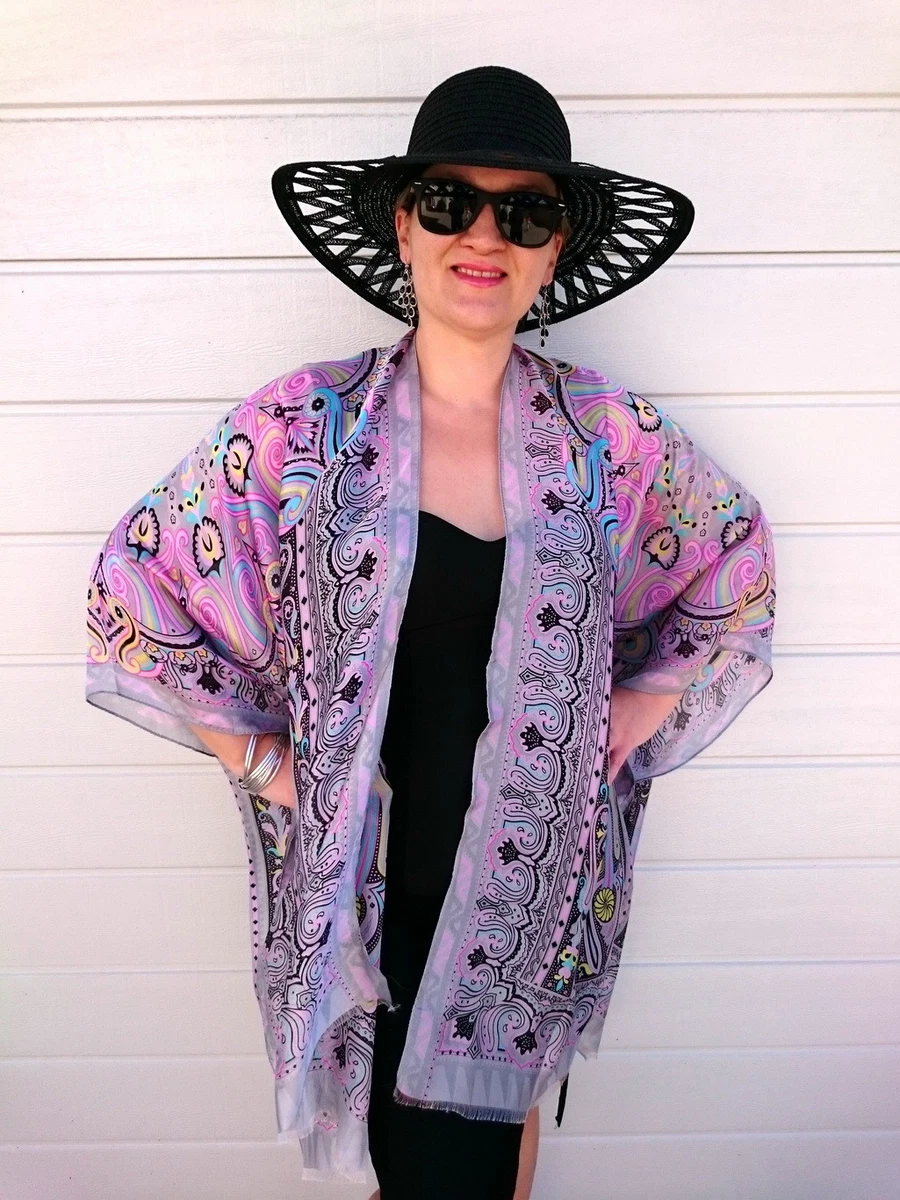 Silver top kimono cardigan