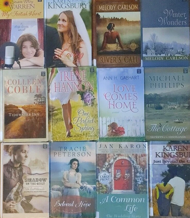 RANDOM Lot of Large Print 7 CHRISTIAN FICTION Books Romance Thriller Historical - Image 4 of 4
