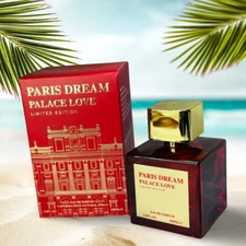 Paris Dream Palace Love Perfume - Luxurious Amber & Woody Scent for Women 100ml