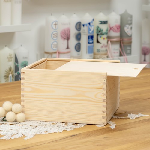meinkerzenshop® Erinnerungskiste Erinnerungsbox FENJA - Geschenk zur Geburt Baby - Bild 3 von 4